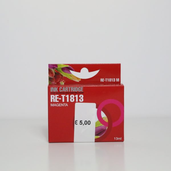 Cartuccia ink cartridge RE-T1813 magenta