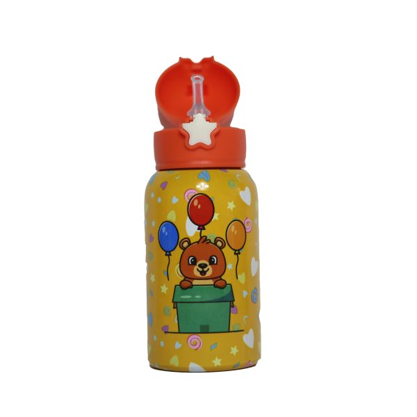 Borraccia termica Mypiki Happy Baby orsetto 500 ml con cannuccia