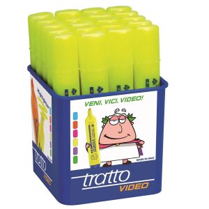 Evidenziatori tratto 20 pezzi fluo