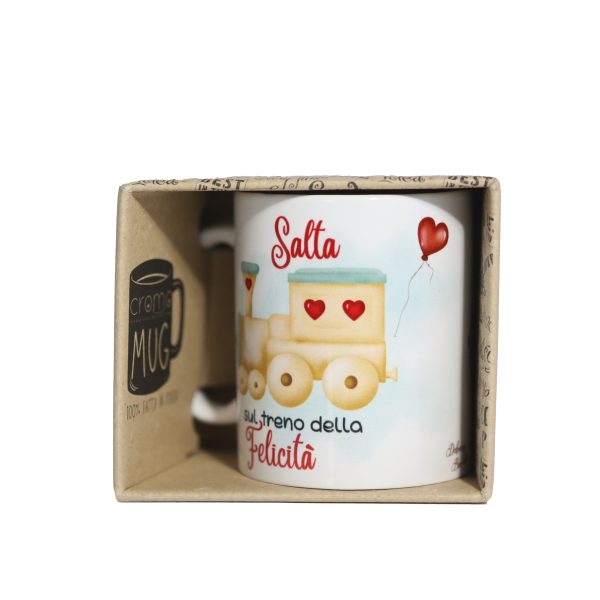 Tazza Mug "Salta sul treno della felicità"