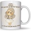 Tazza Mug "Caffe doccia e 100 goccine di "ME NE FREGO" e dovrei farcela anche oggi"