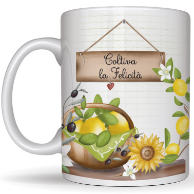Tazza Mug "coltiva la felicità"