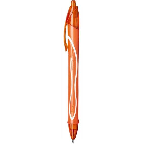 21 Penna gel BIC Gelocity QuickDry Arancione