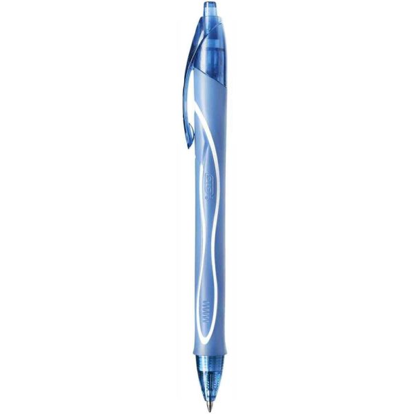Penna gel BIC Gelocity QuickDry Azzurro