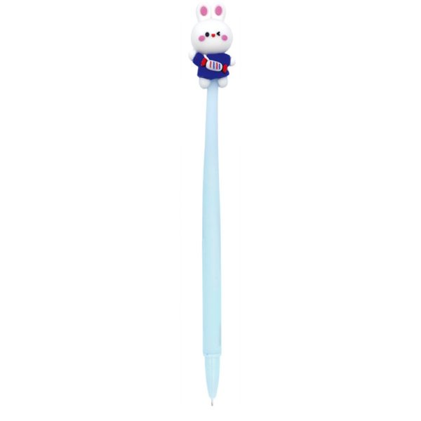 PENNA SFERA FLESSIBILE FLEXI RABBIT LEBEZ AZZURRO