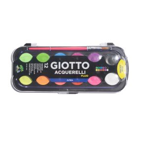 Giotto acquerelli fluo 12 pezzi fila