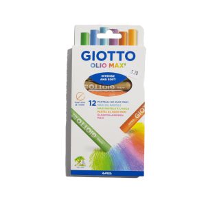 giotto olio maxi 12 pezzi pastelli ad olio maxi intense and soft
