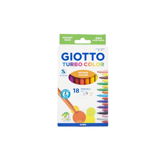 Giotto Turbo Color 18 Pennarelli